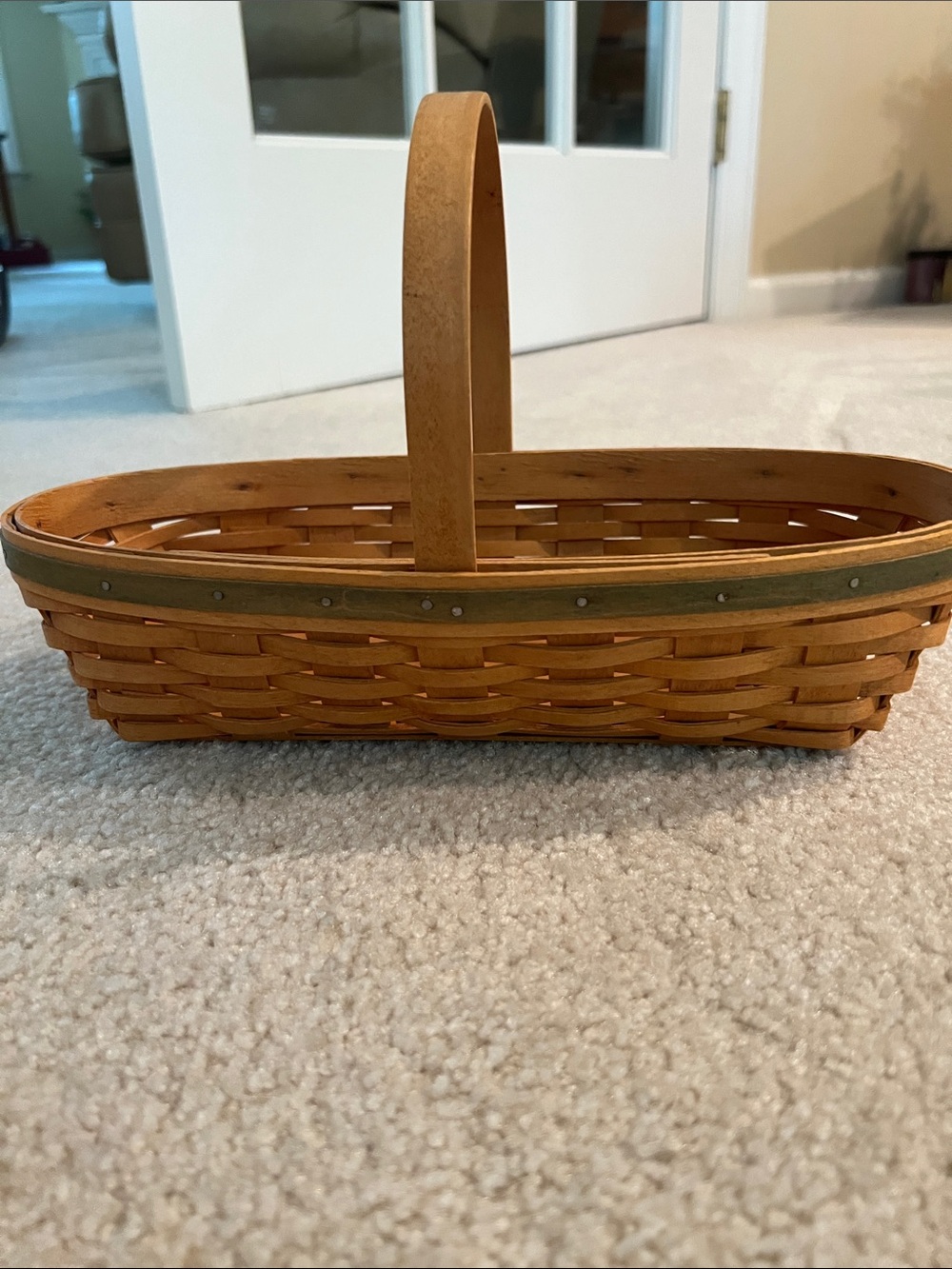Longaberger 2001 Peony Basket -SFH